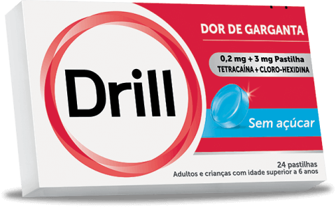 Drill Pastilhas sem açúcar Drill Pastilhas sem açúcar