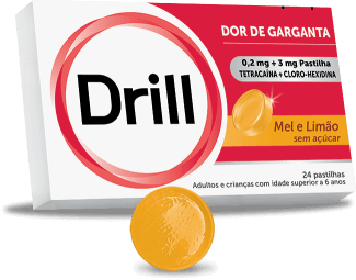 Drill Pastilhas para dissolver na boca